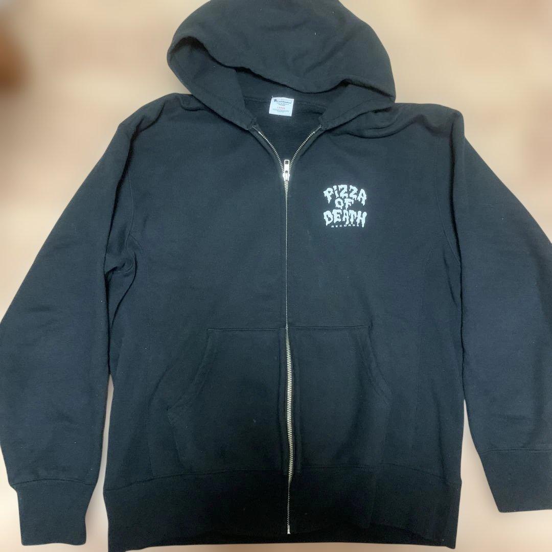 美品！Pizza of death パーカー　Lサイズ　黒
