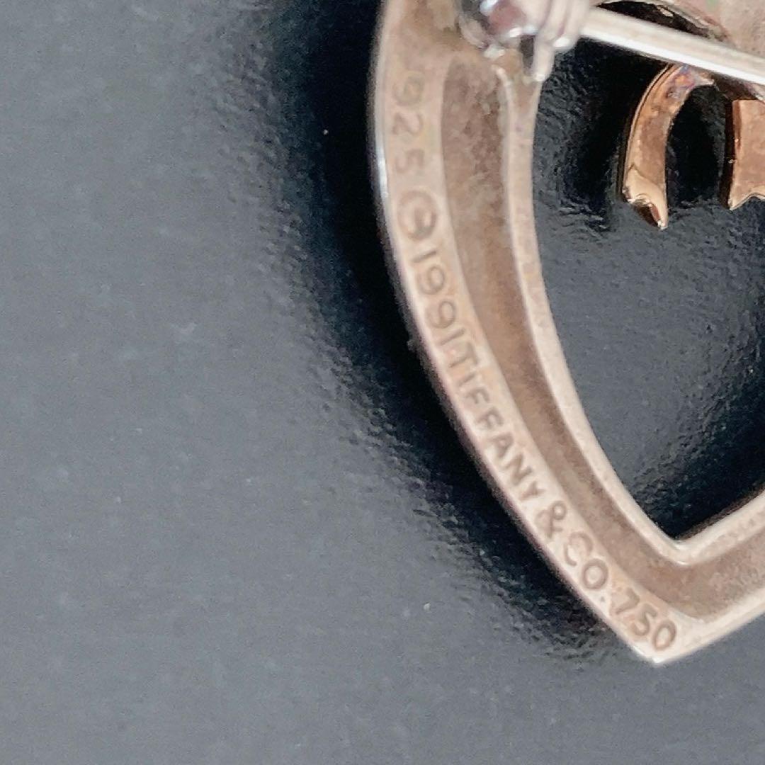 ティファニー　ブローチ　ハート　リボン　コンボ