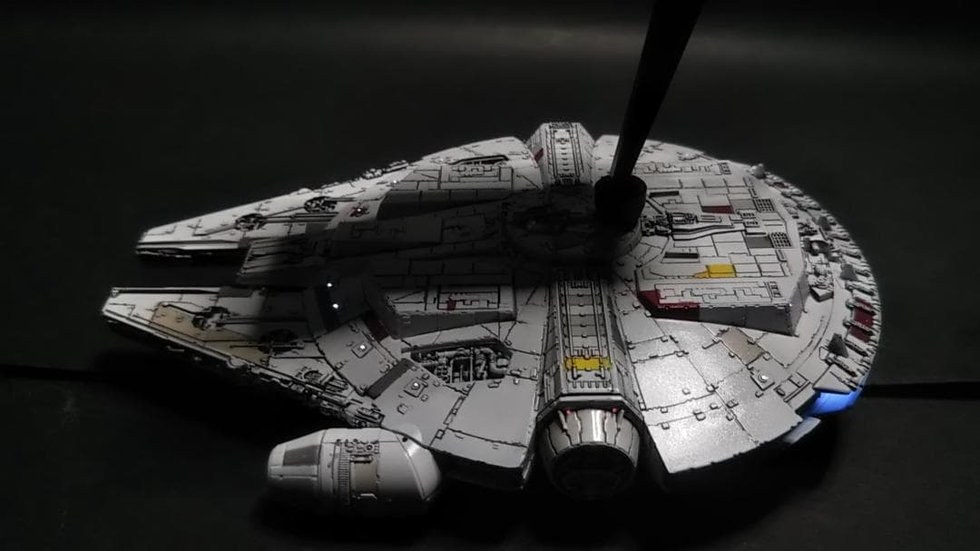 ミレニアムファルコン MF 電飾改修　 完成品 　ビークルモデル　1/350