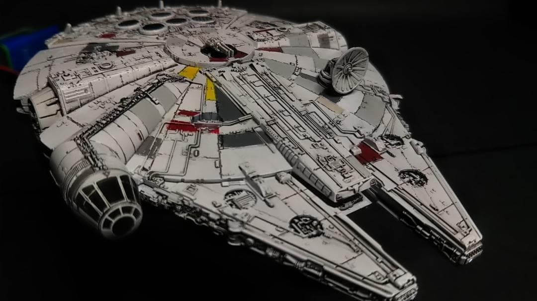 ミレニアムファルコン MF 電飾改修　 完成品 　ビークルモデル　1/350