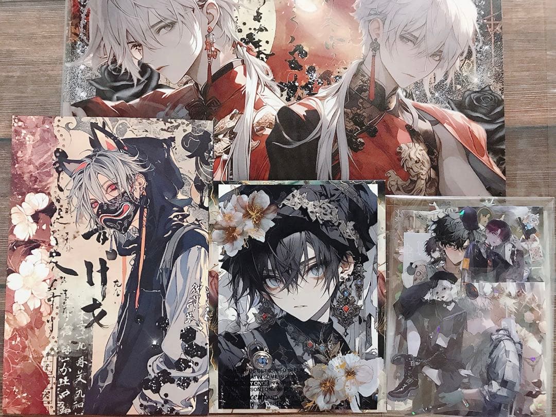 【匿名配送】コラージュシート 海外マステ 男の子素材セット NO.28