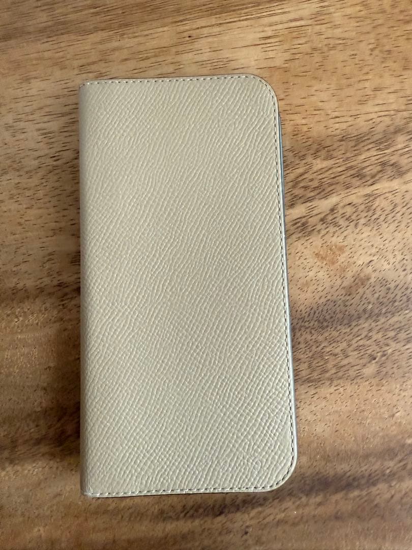 ボナベンチュラ　BONAVENTURA 手帳型 iPhone12ケース ベージュ