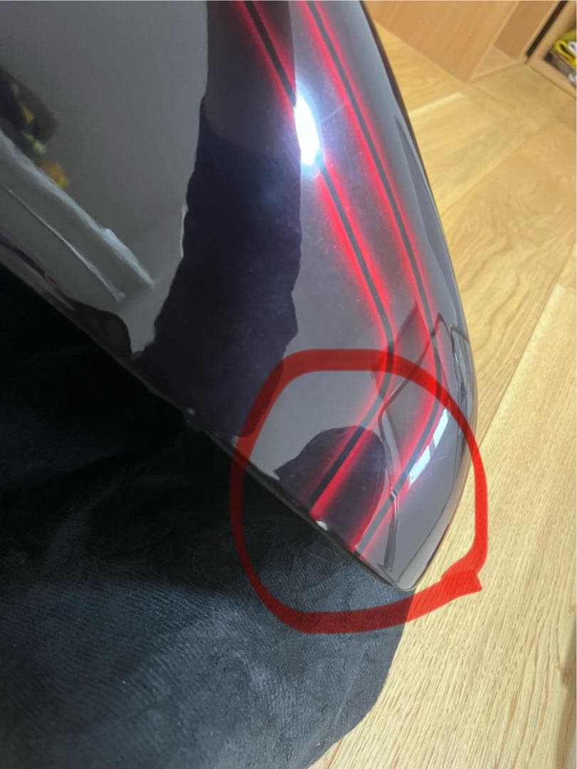 サイモンカスタム　SIMON KUSTOM バイクタンク 黒/赤