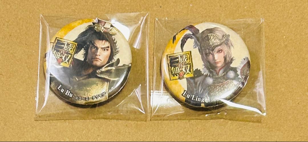 三国無双 8 試遊 缶バッジ 呂布 呂玲綺