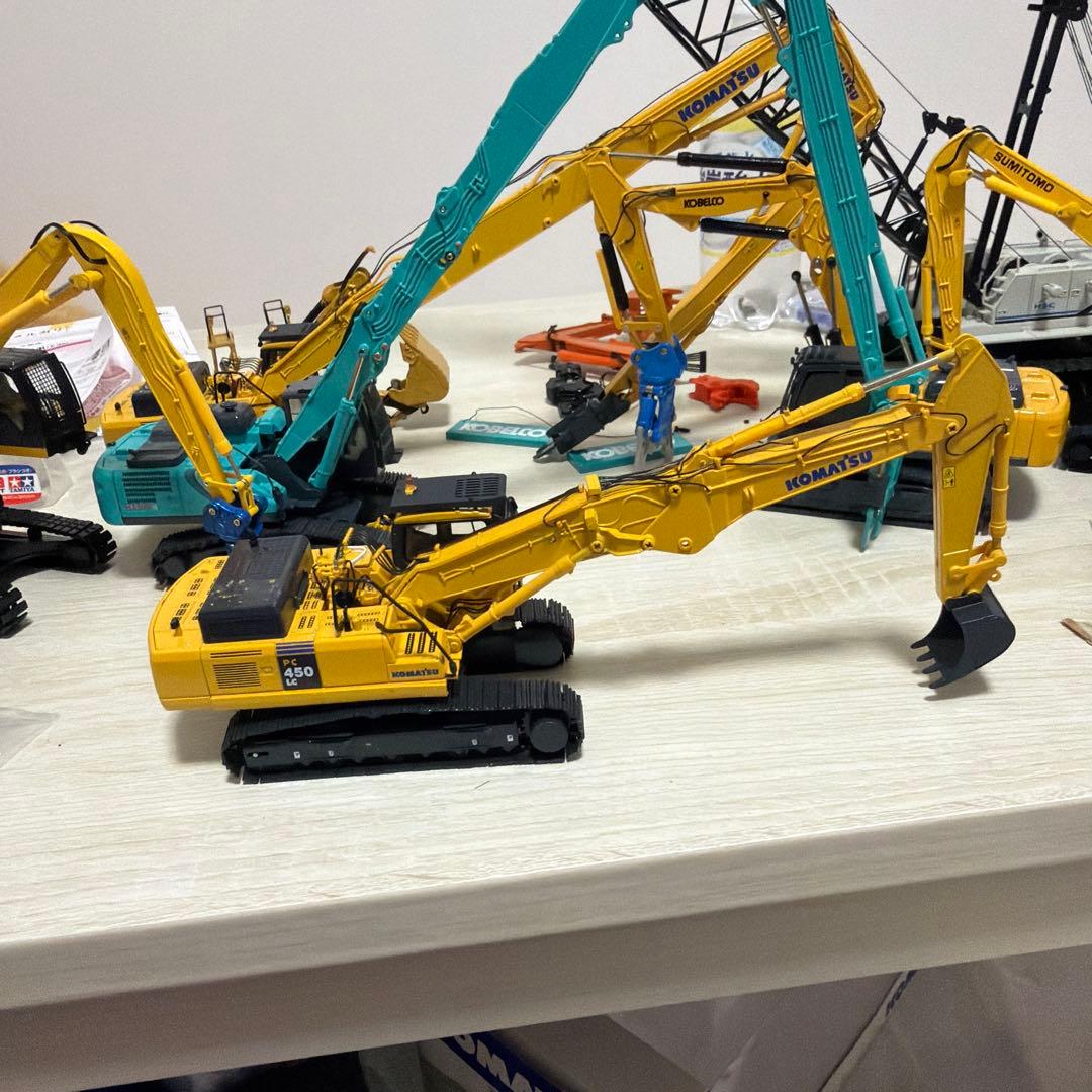 重機コマツ 450 ミニチュア1/50 少しの間だけお値引き可お早めに