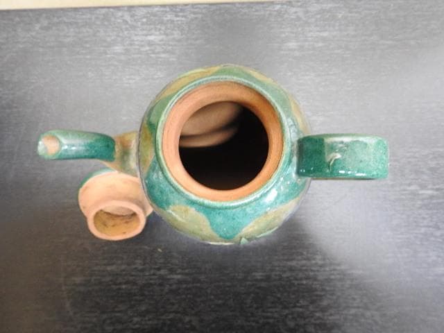 万古焼　水注　保存箱有　MA415