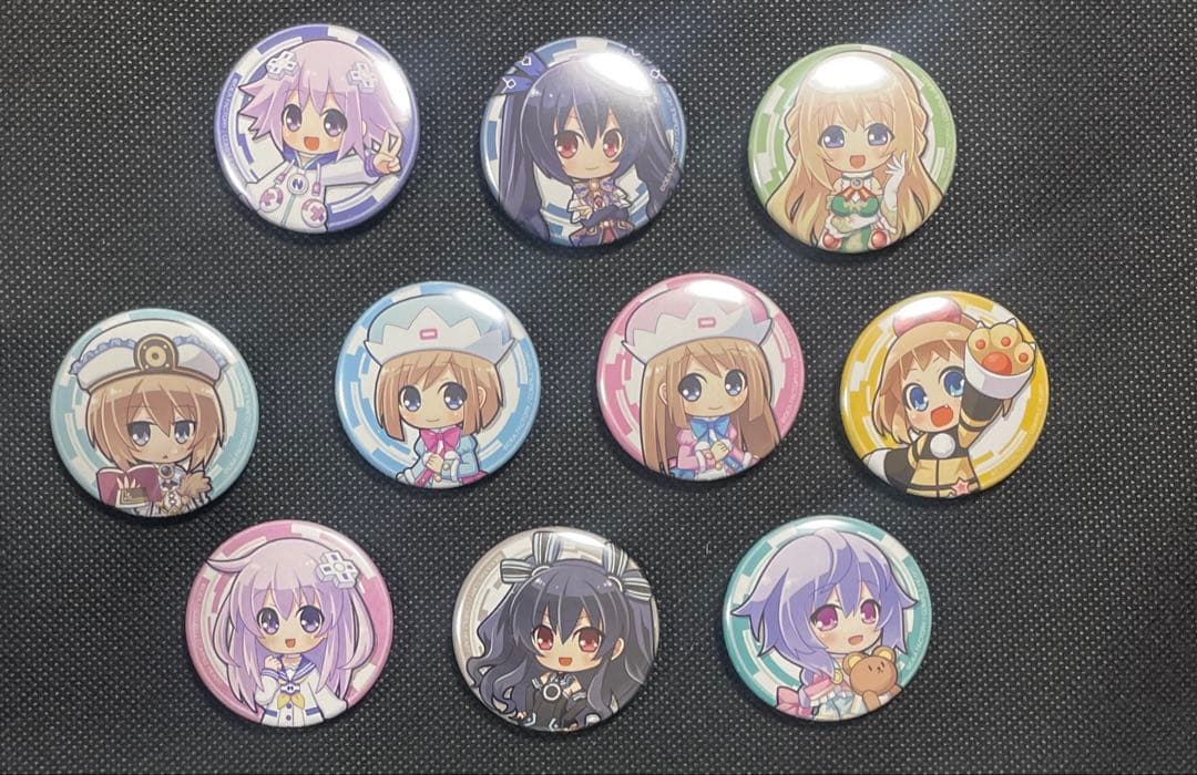 超次元ゲイム　ネプテューヌ　コンプリートBOX 缶バッジ