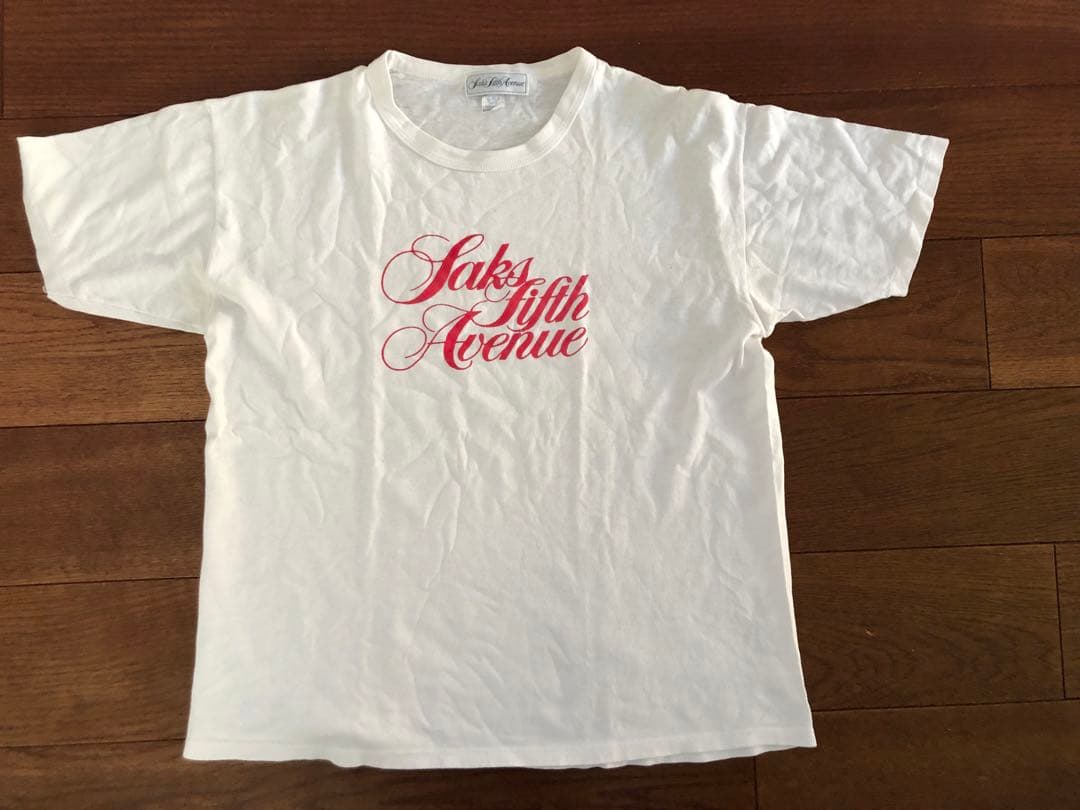 90s saks fifth avenue Tシャツ USA製 企業T