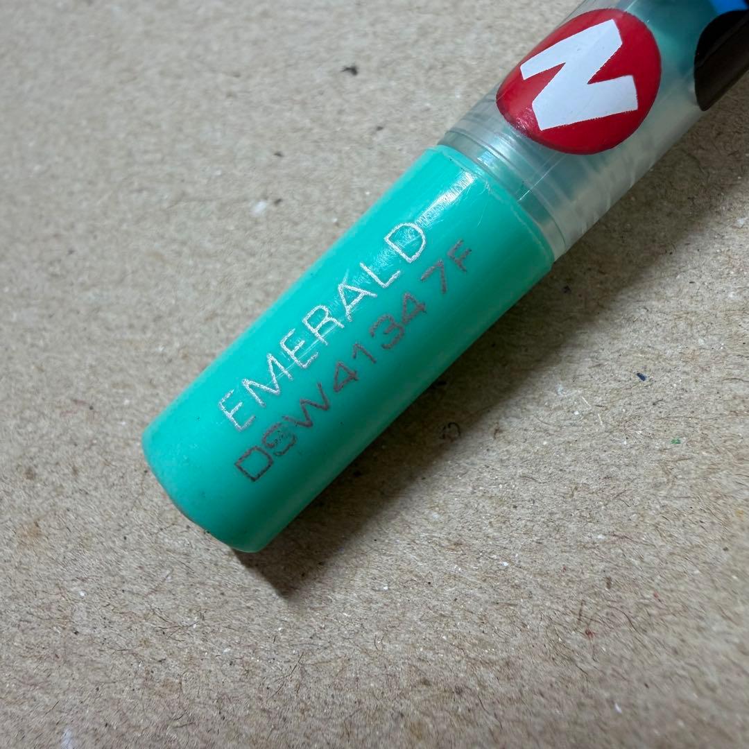 廃盤 ぺんてる カラーペン エメラルド 慶弔 パーソンズ ディズニー ペン回し