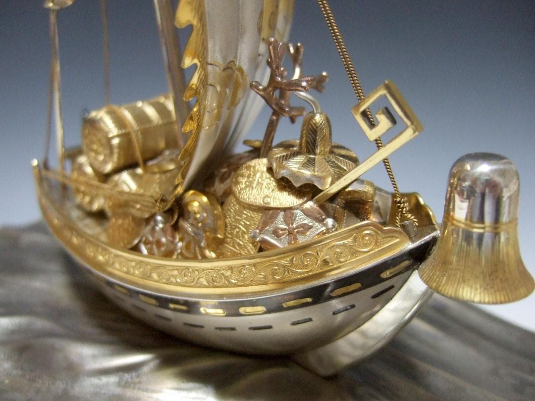 銀製 宝船 TAKEHIKO 関武比古 STERLING 960