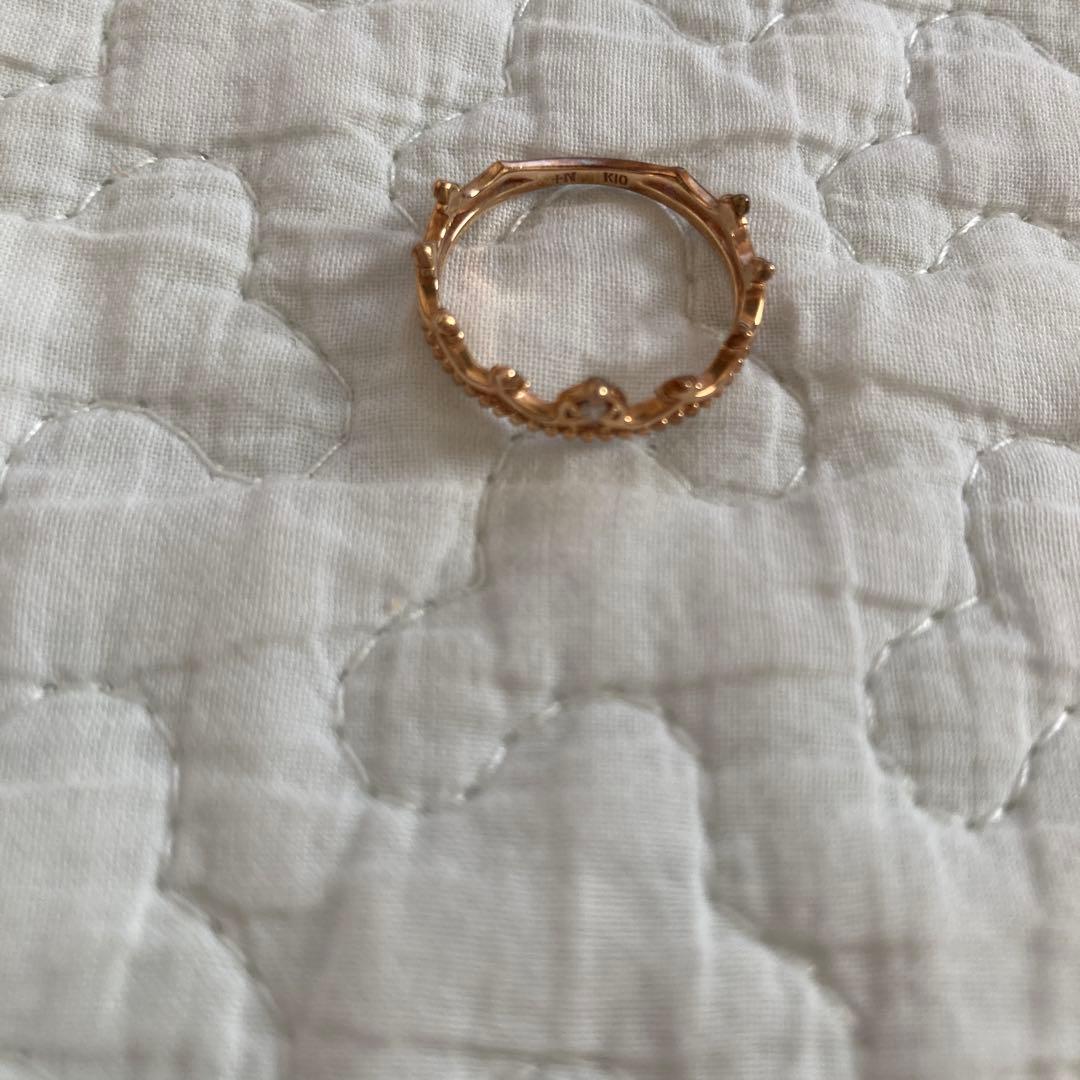 ノジェス　NOJESS K10ダイヤモンドリング 7号　クラウン