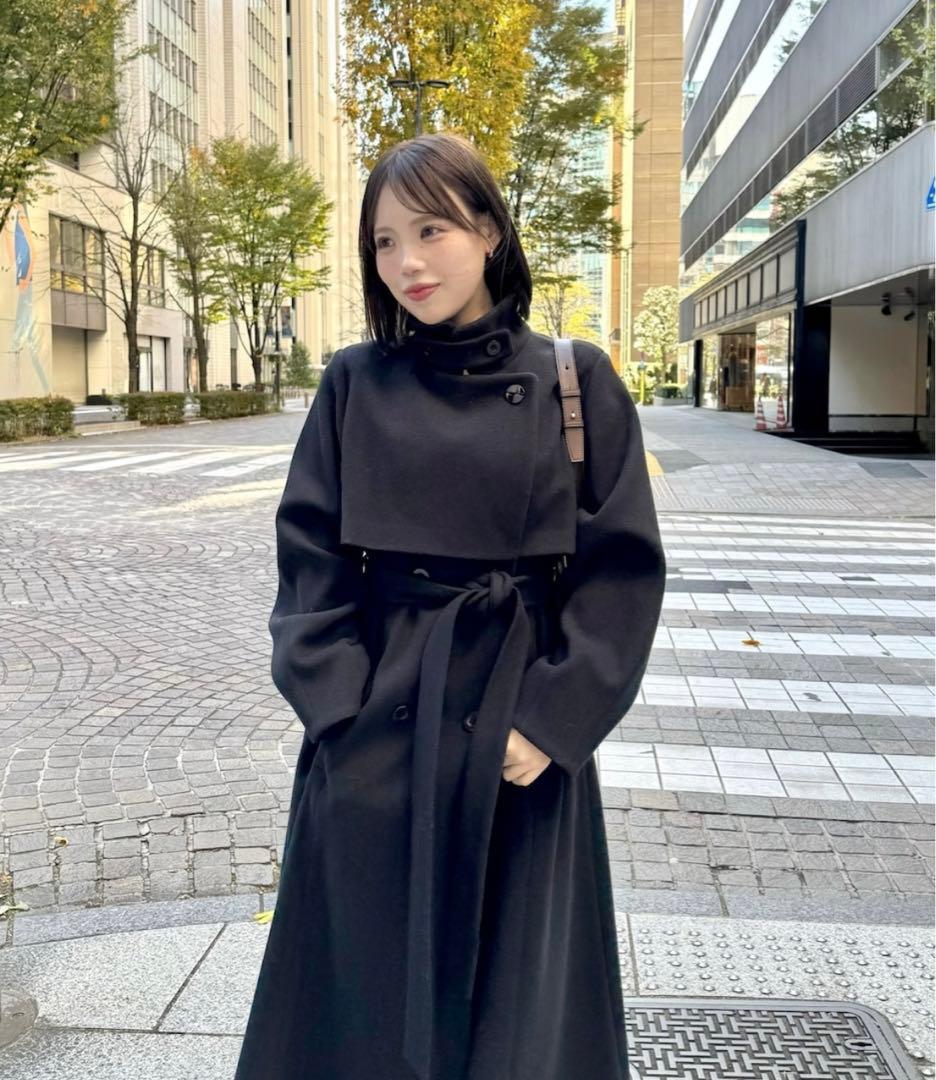 dazzlin 2WAYカラーレディコート【スタンドカラー可】