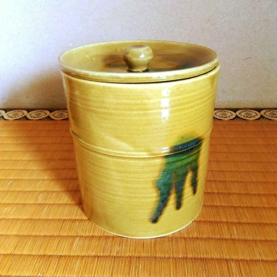 新品未使用 黄瀬戸 水指 紙箱付き たち吉 茶道 お茶会