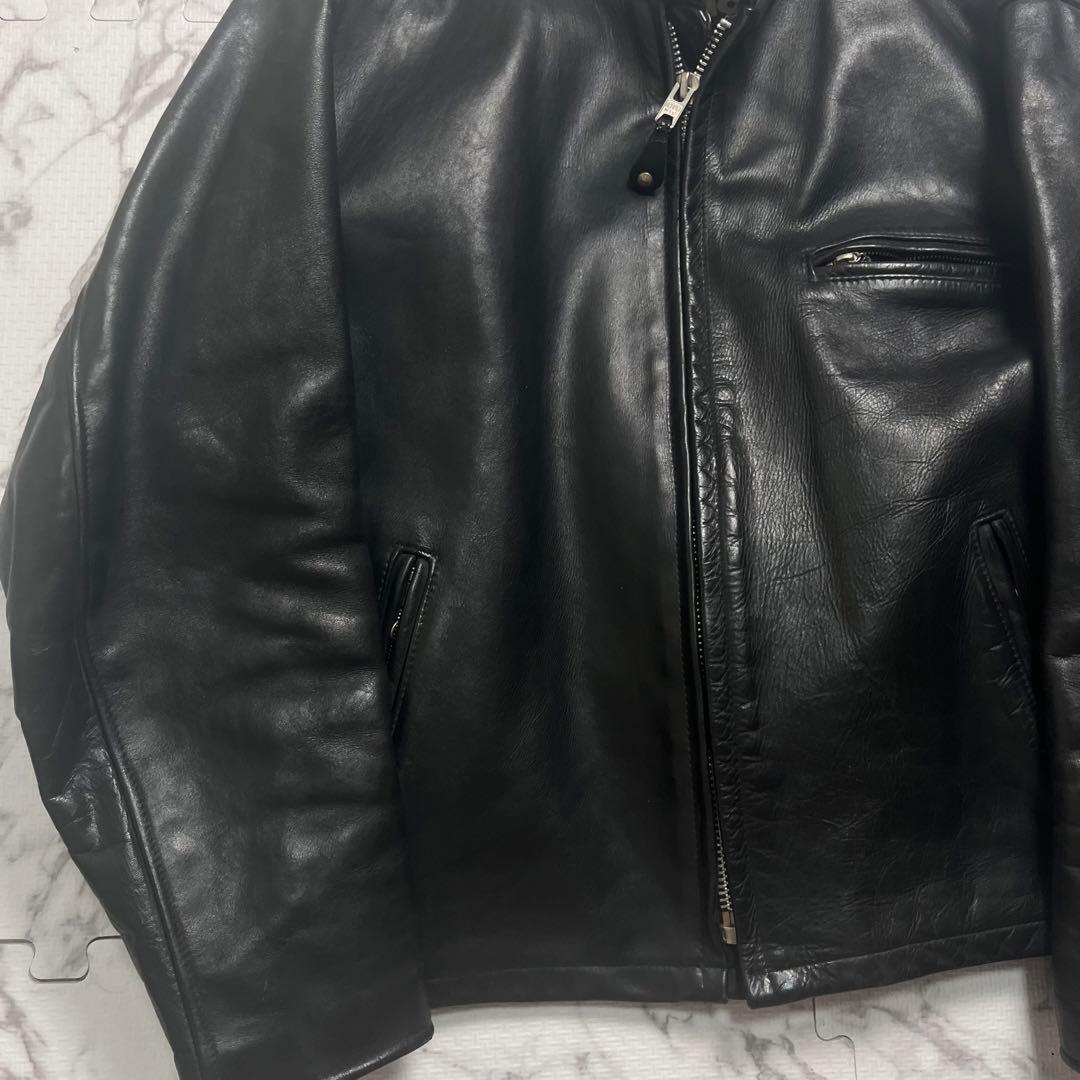 m*t様 46size/希少✨【米国製】schott シングルライダース 141