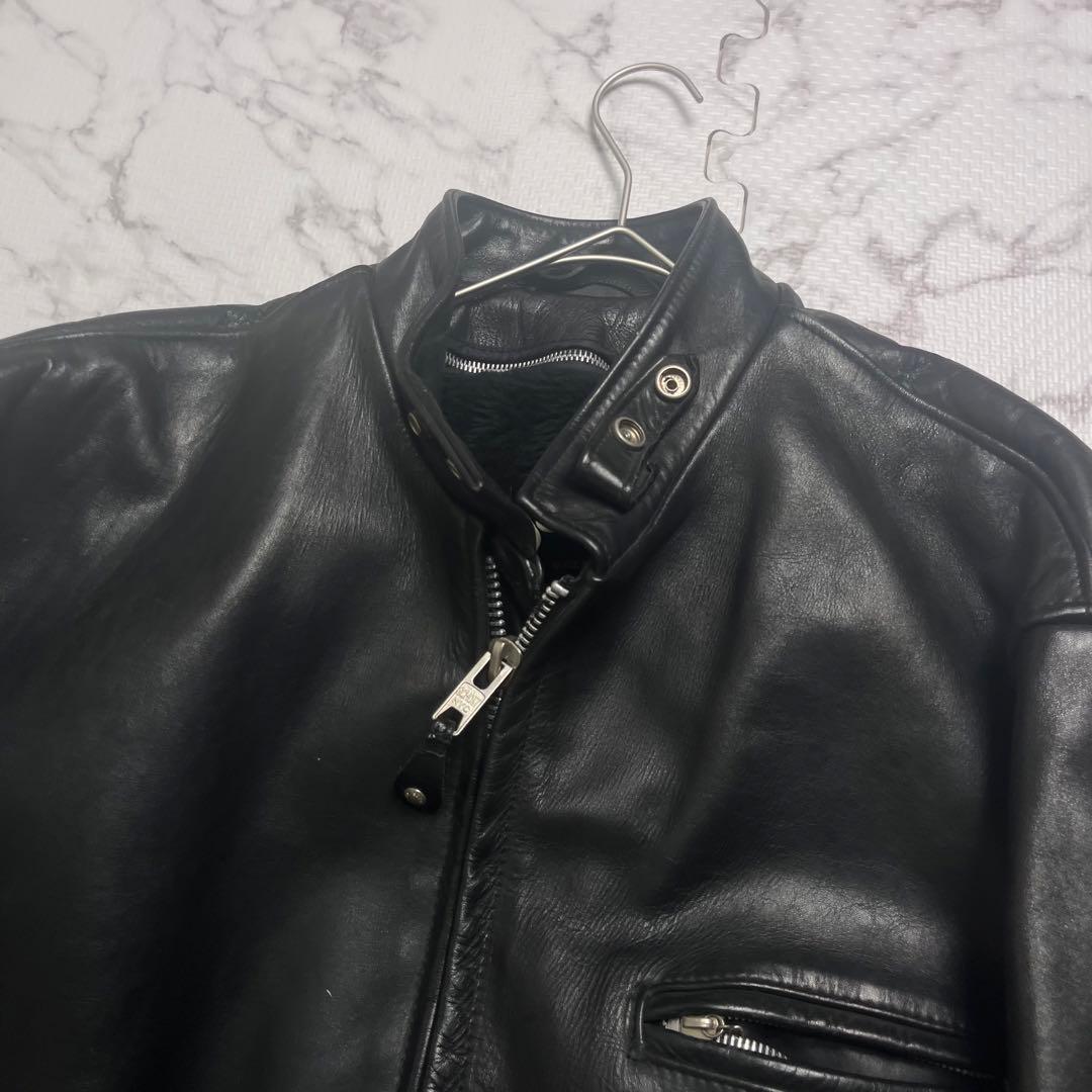 m*t様 46size/希少✨【米国製】schott シングルライダース 141