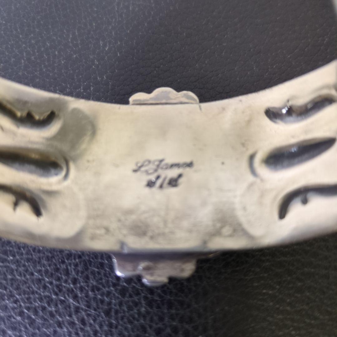 かねたん　ナバホ族 Lorenzo James作　ターコイズバングル