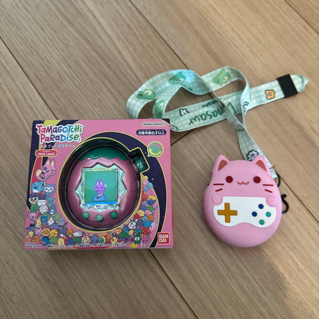たまごっちパラダイス　ケースとストラップ付き、電池入り