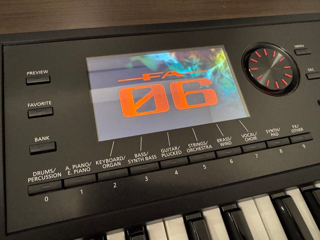 Roland FA-06 シンセサイザー ケースとダンパーペダルDP-10付き