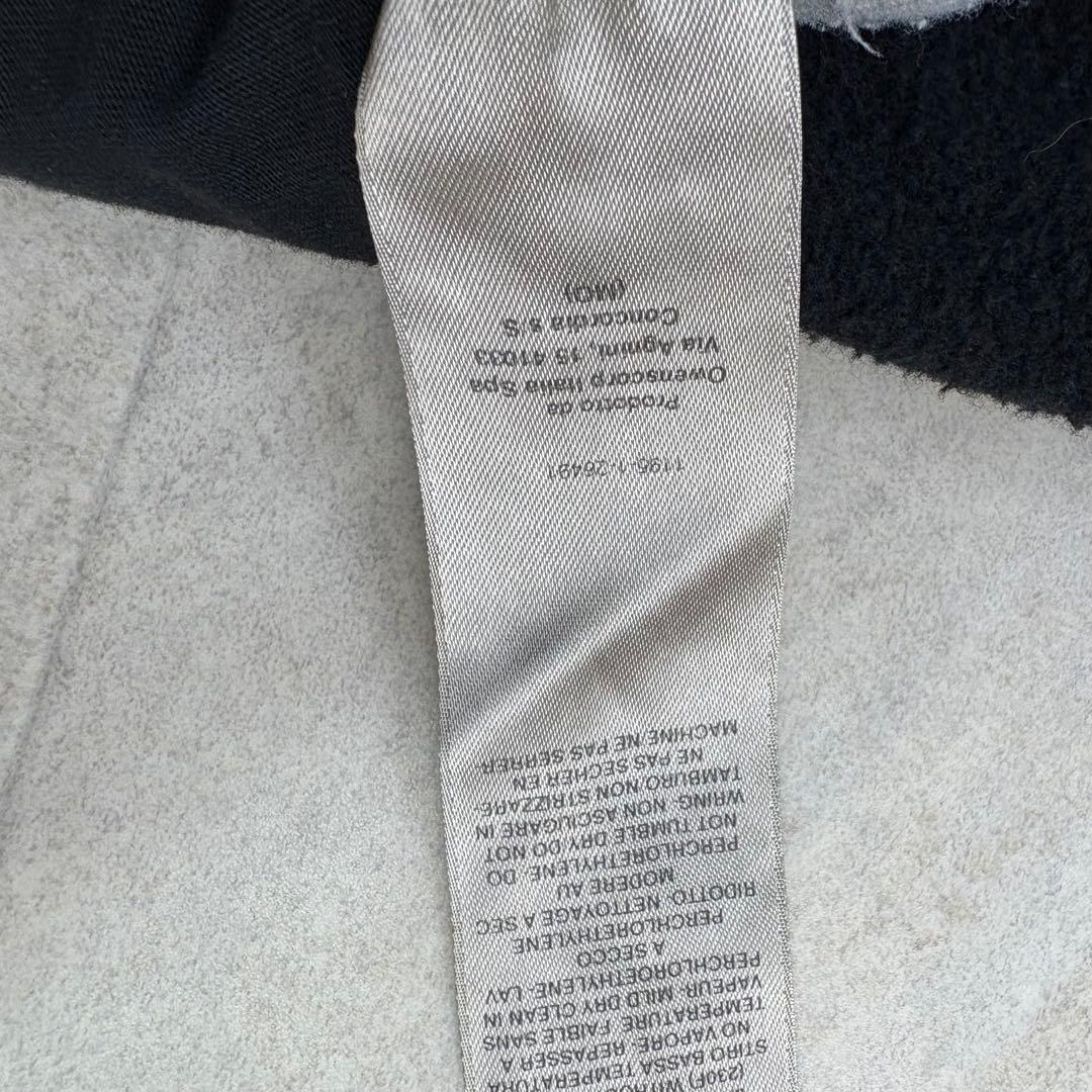 ダークシャドウ DRKSHDW 24AW ブリーチ加工ジップパーカー XS