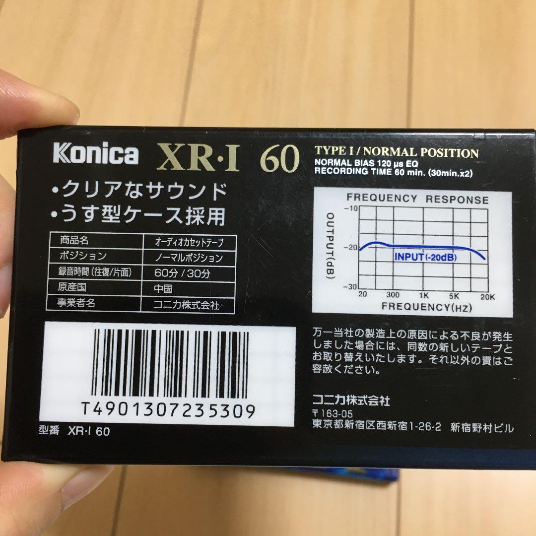 カセットテープ  KONICA XR1-60他3本セット
