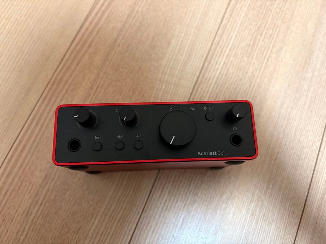 DTM・DAW Focusrite Scarlett Solo 4th gen