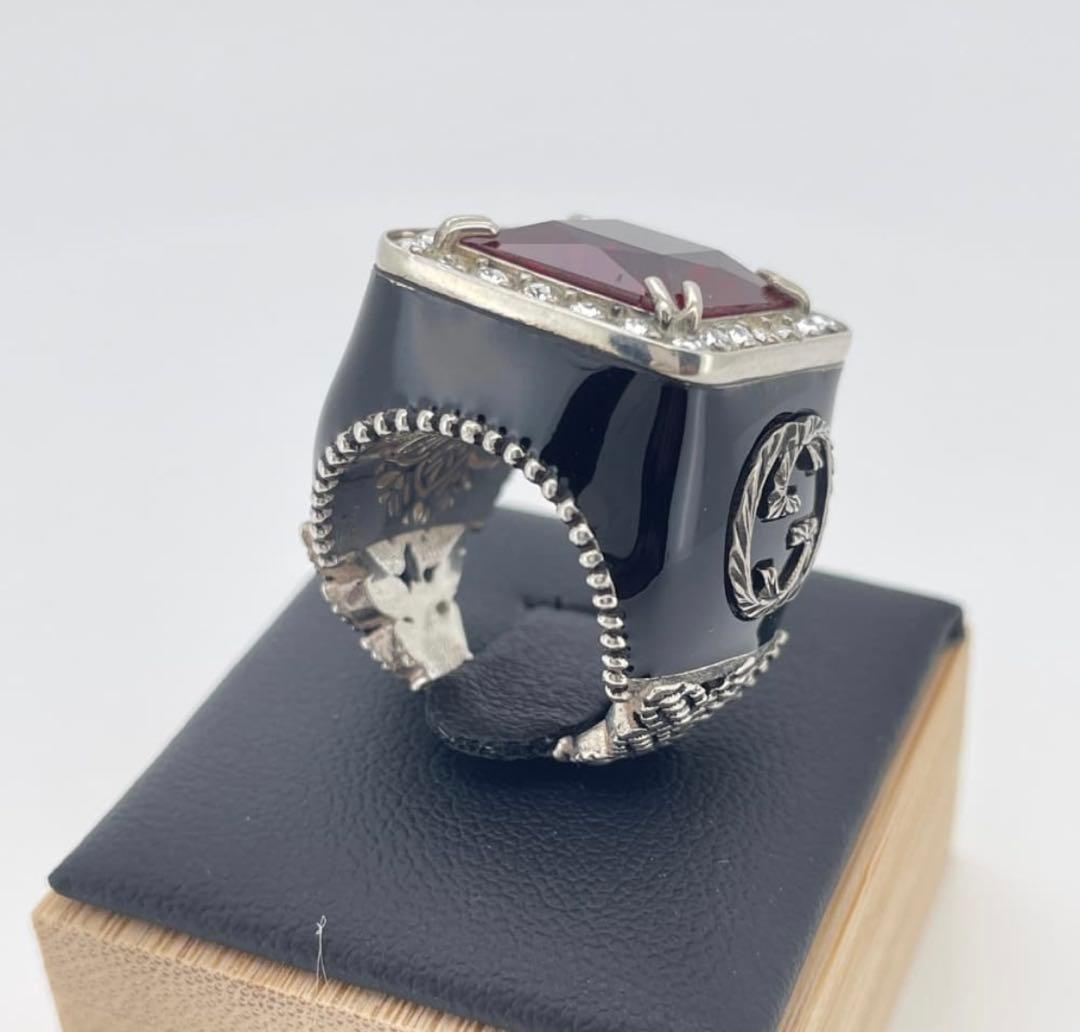 美品　GUCCI リング インターロッキングG GGロゴ シグネットリング