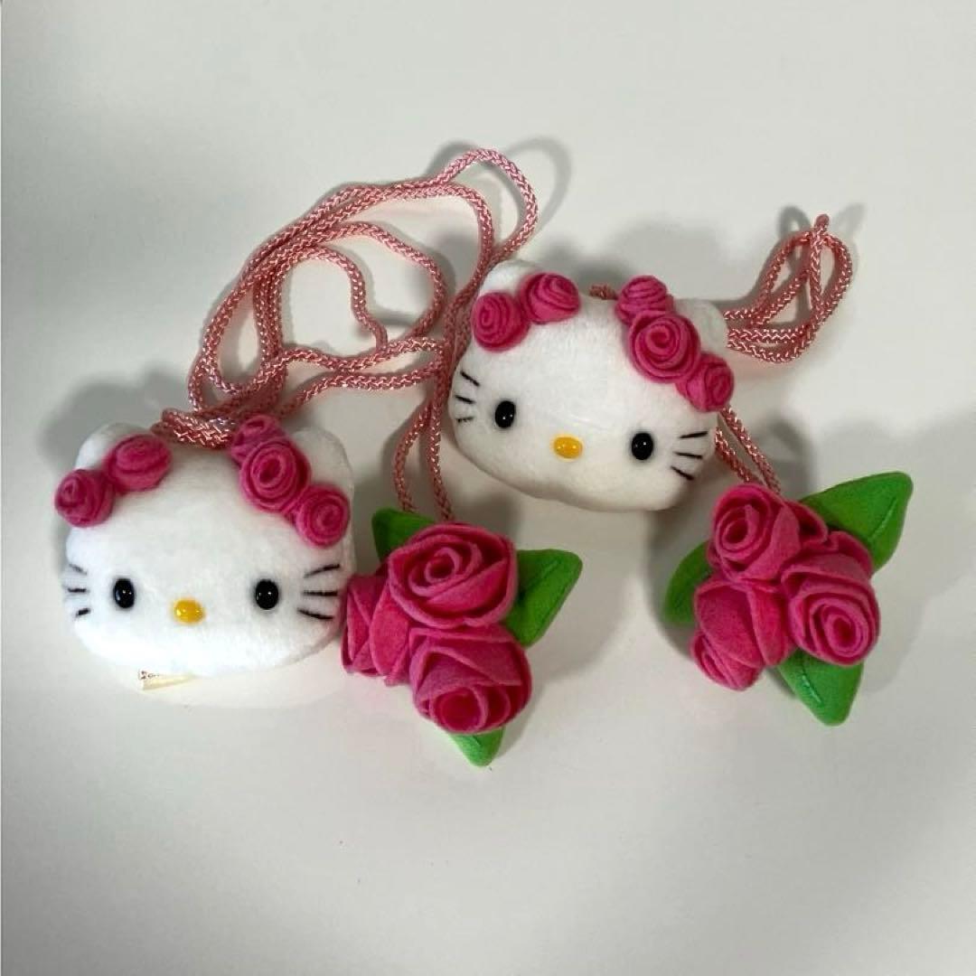 【レア】ハローキティ　カーテンタッセル　ローズキティ　2個セット