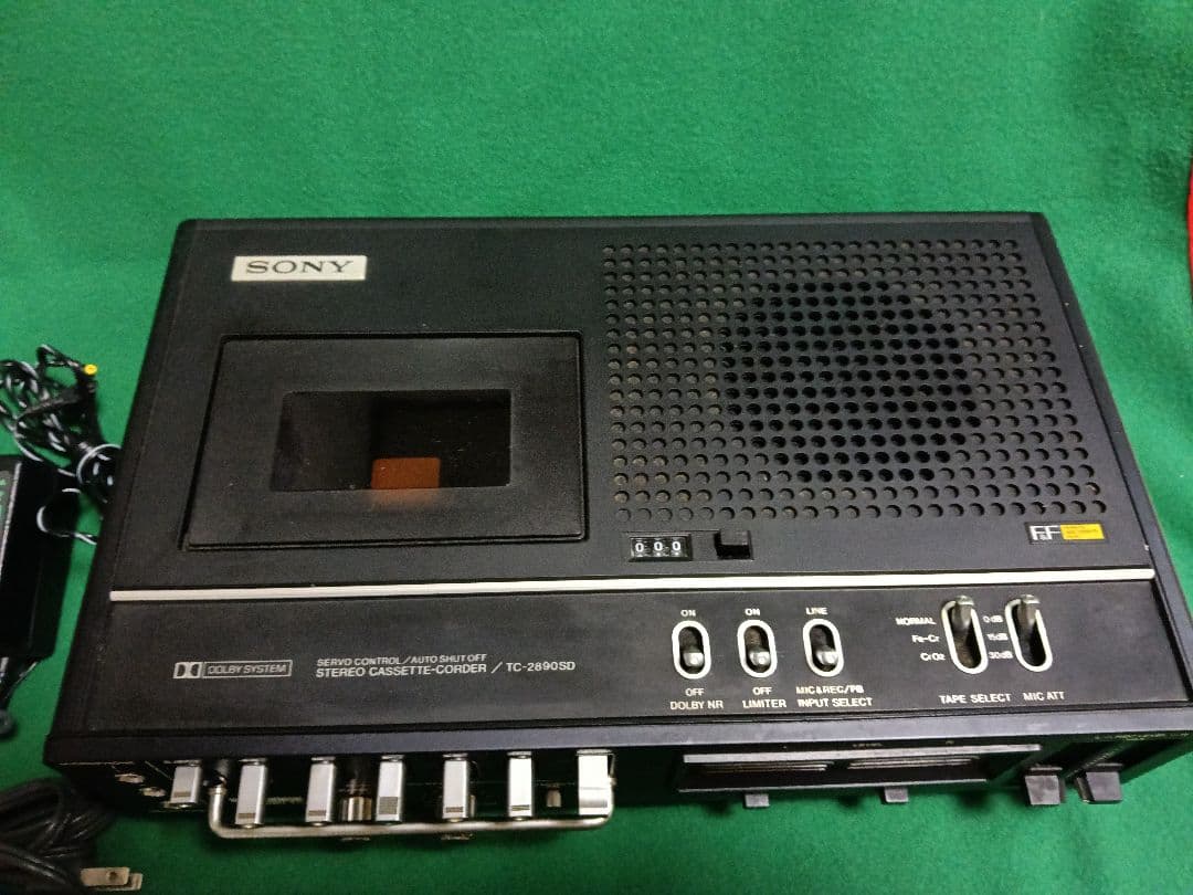 Sony TC-2890 SD カセットプレーヤー ジャンク品