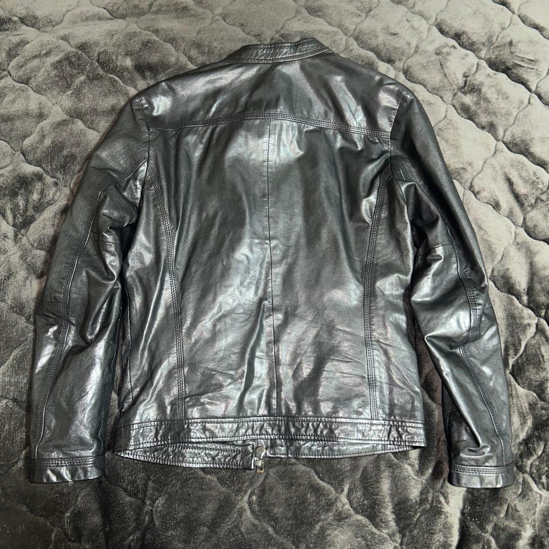 たい！DIESEL レザージャケット　シングルライダース　ゴートレザー