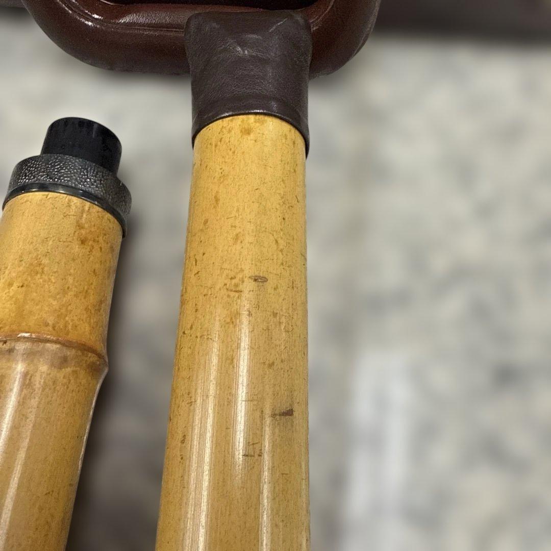 う*き様 尺八本体 竹製 金属リング付き 和楽器 音楽 管楽器 小物 格安