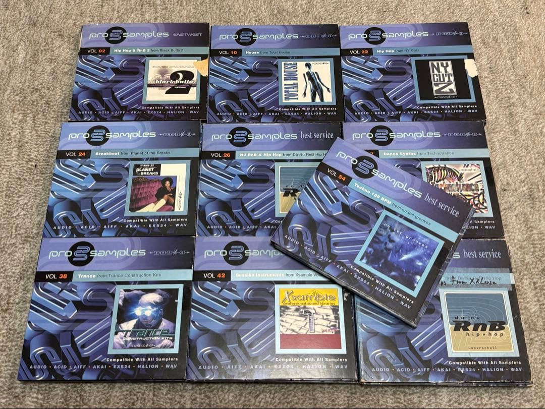 ProSamples サンプリングCD 10本セット