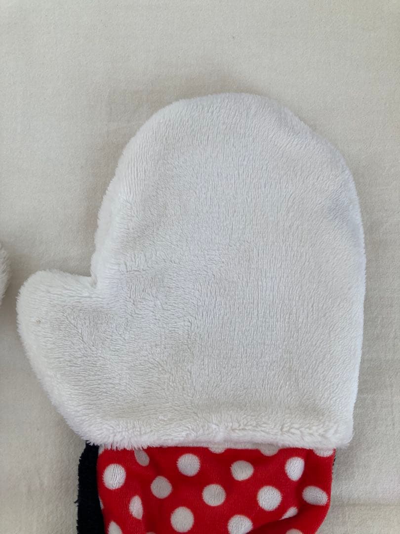 ディズニー ミニー マフラーキャップ ファンキャップ マフラー 手袋