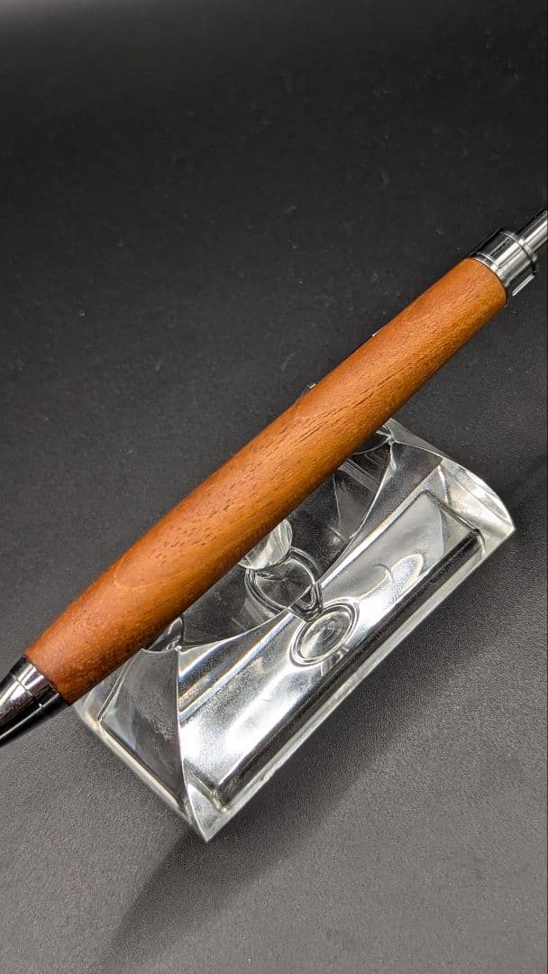 438ペン工房翌檜　キューバンマホガニー　木軸シャーペン　ボールペン
