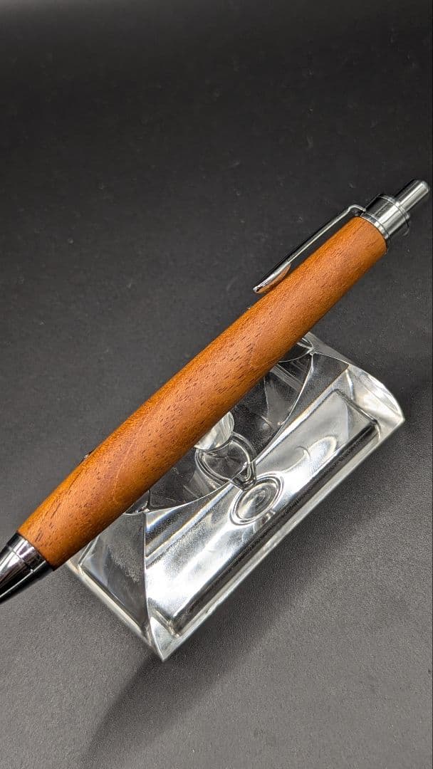 438ペン工房翌檜　キューバンマホガニー　木軸シャーペン　ボールペン