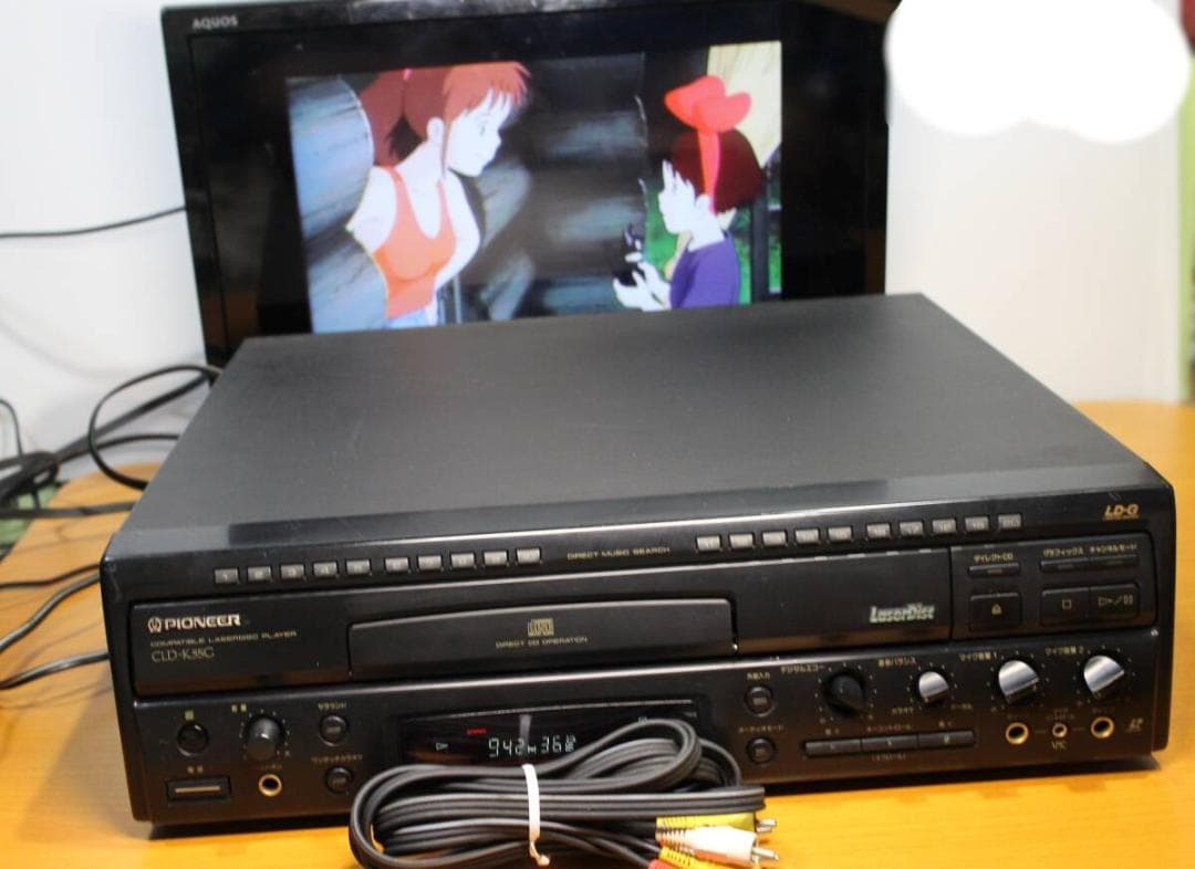 Pioneer CLD-K55G　LDプレーヤー　1993年　動作確認済み