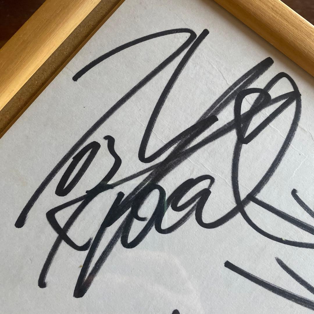 X 時代HIDEPATATOSHIサイン色紙　お宝