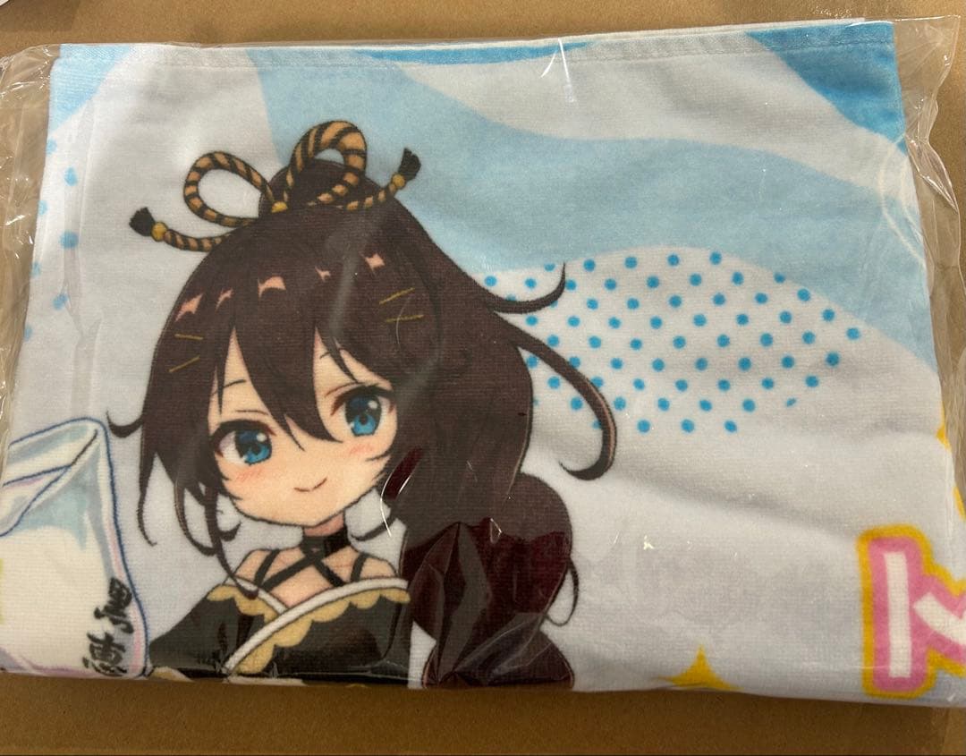 温泉むすめ　玉名イベント限定スポーツタオル　入場特典ステッカー付き