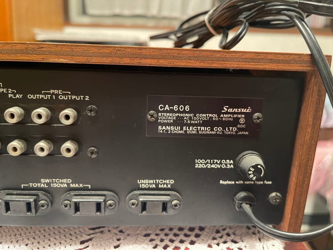 【年末限定値下げ】Sansui CA-606 ステレオコントロールアンプ山水