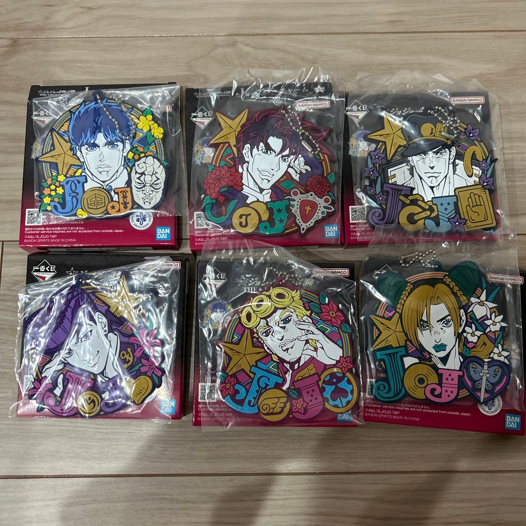 ジョジョワールド　一番くじ　ジョルノ・ジョバァーナ　東方仗助　空条徐倫　ラスワン