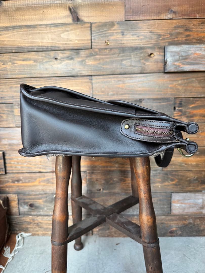 【美品　ストラップ付き】OLD COACH BUSINESS BAG