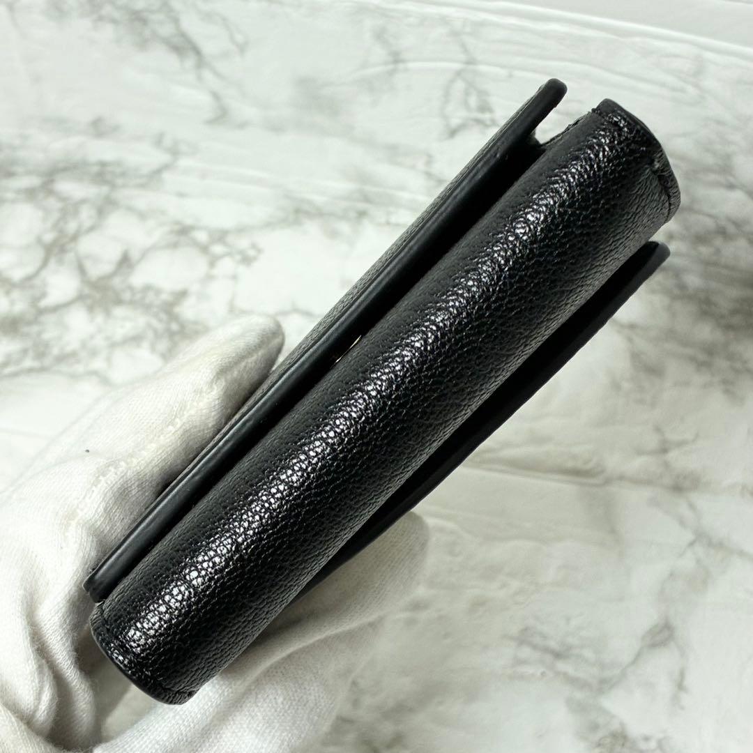 極美品　ANYA HINDMARCH アイズ ミニトライフォールドウォレット財布