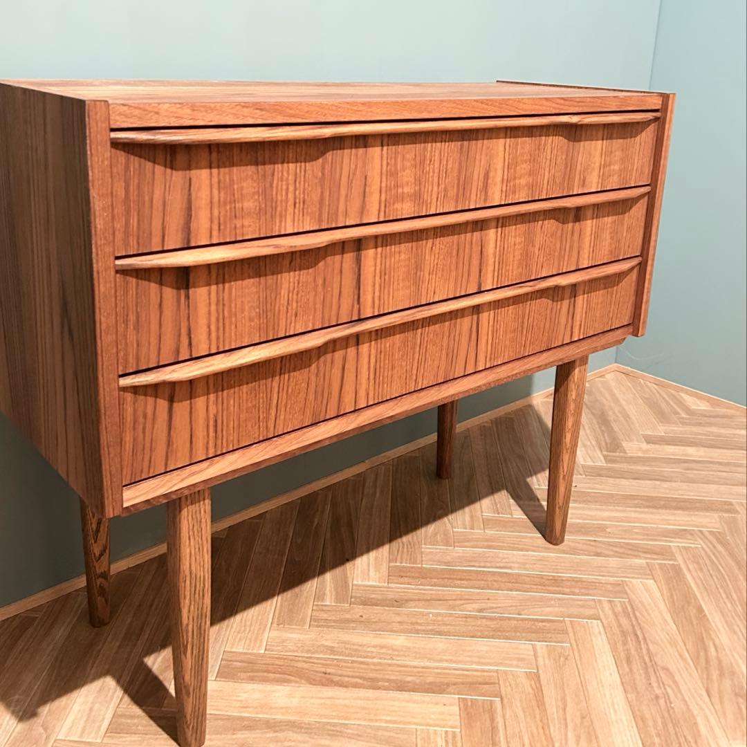 雨*雪様 チーク サイドボード チェスト 北欧 ミッドセンチュリー ビンテージ