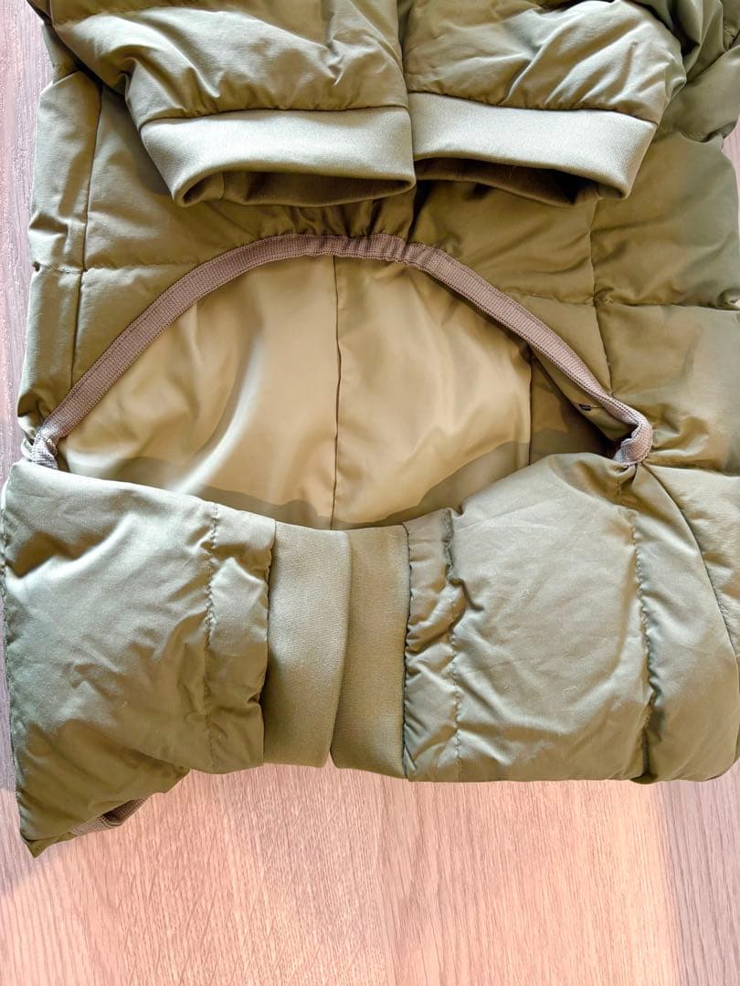  peak オリーブ ダウンジャケット 中型犬用