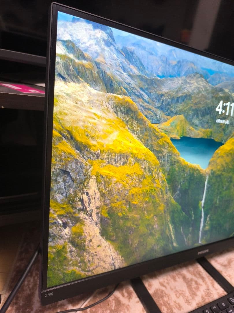 PHILIPS 278E1 4kモニター