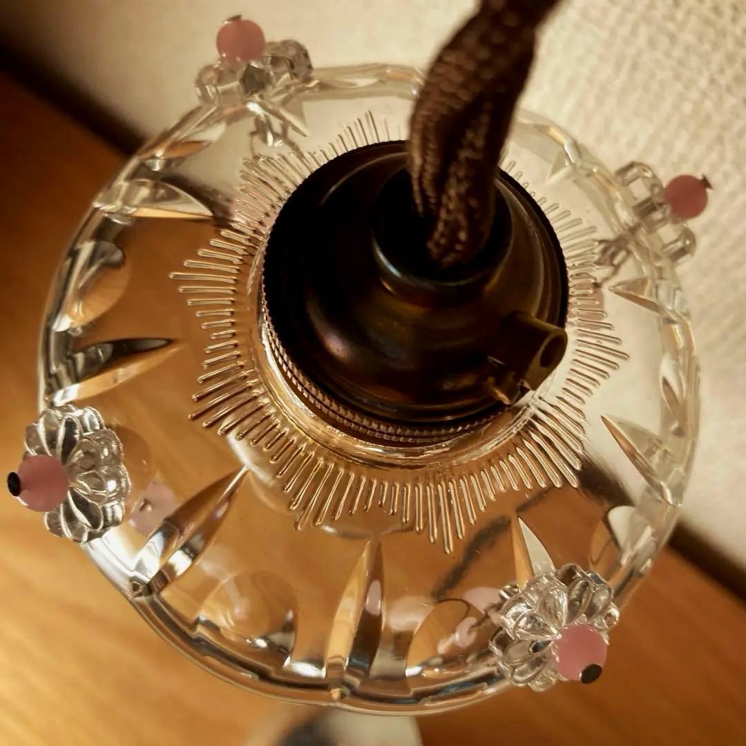 ミニシャンデリア　1920年　（オパールセント）フランス　アンティーク　シェード