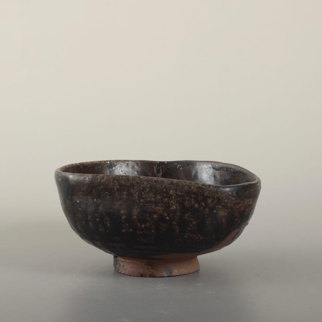 黒唐津 茶碗 17世紀 古唐津 茶道具 古美術 古道具 アンティーク