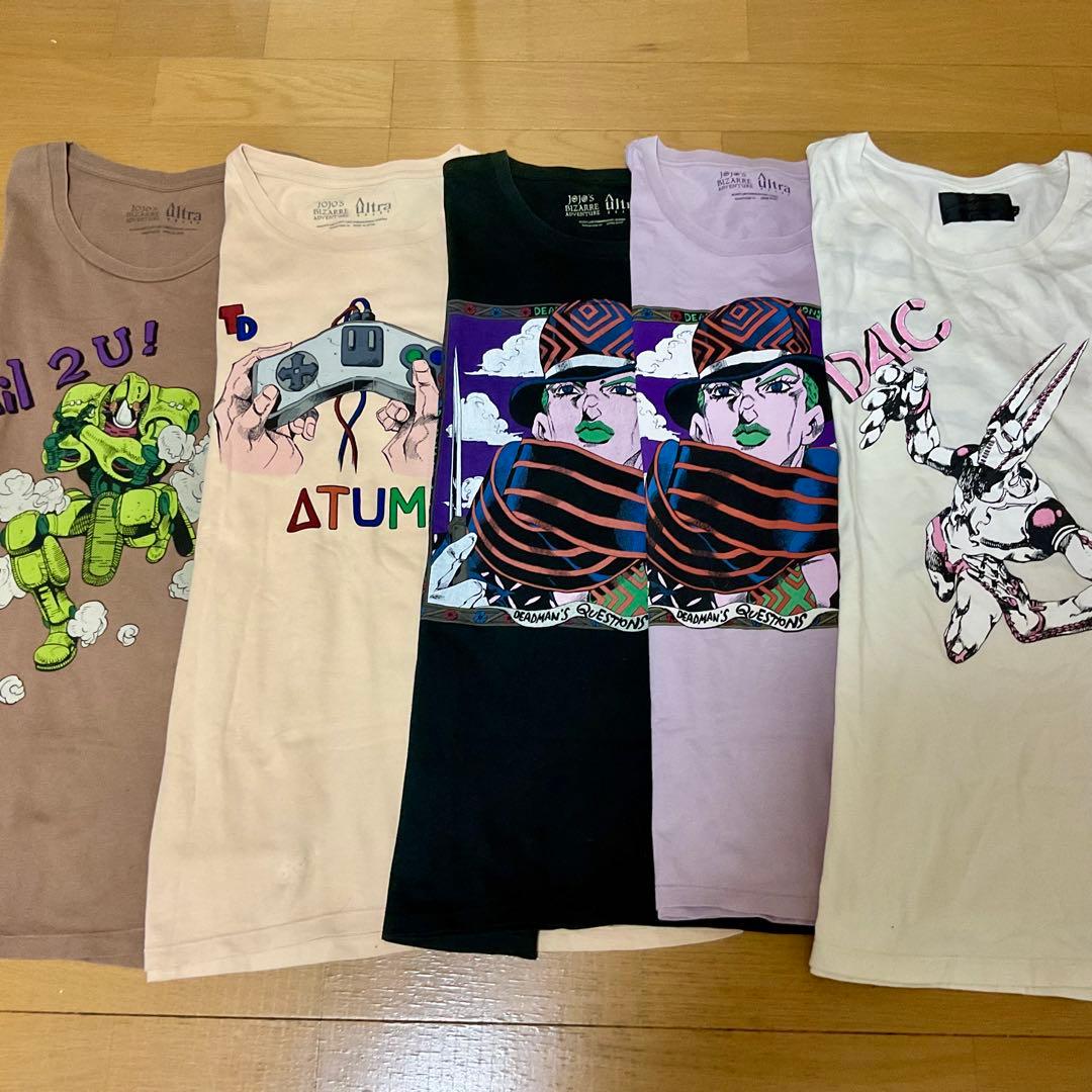 ultra-violence ジョジョの奇妙な冒険　Tシャツ5点セット　Lサイズ