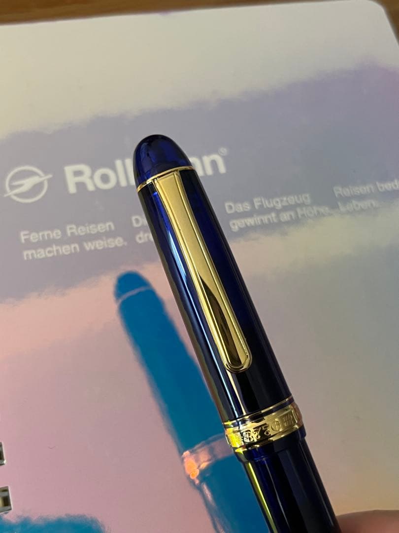 万年筆　センチュリー3776 F シャルトルブルー