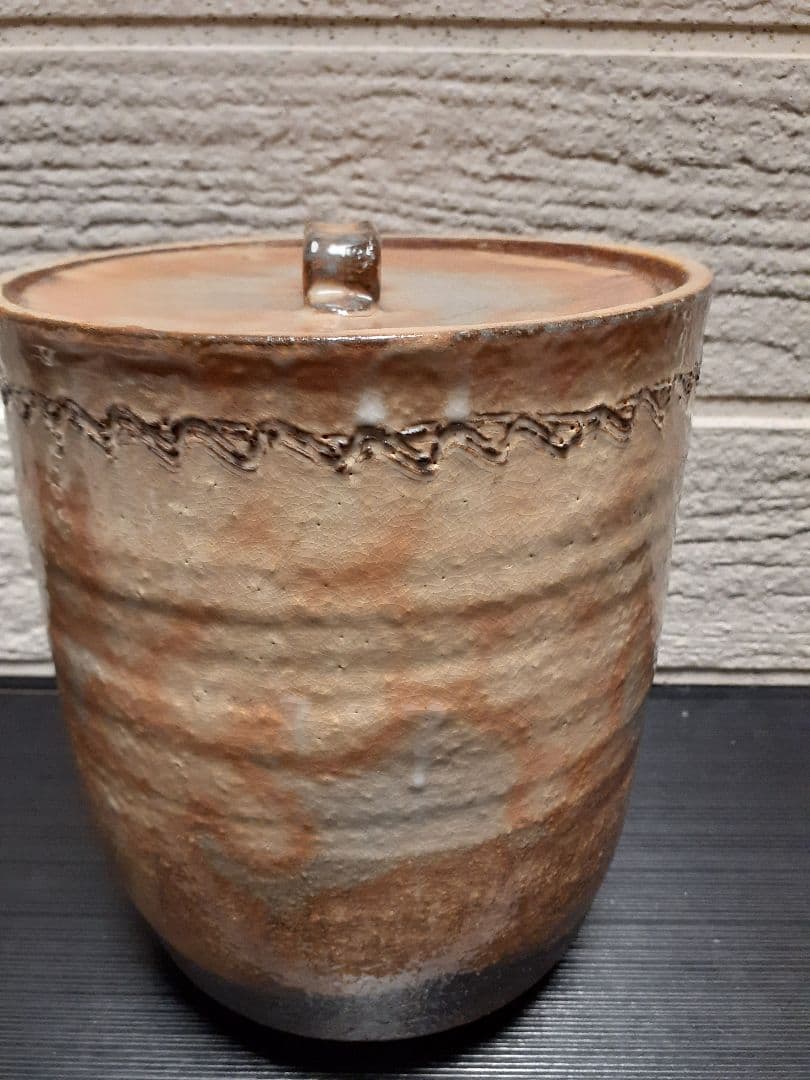 【御本が鮮やか】水指 萩焼 十二代 田原陶兵衛 茶道具 共箱 共布 栞