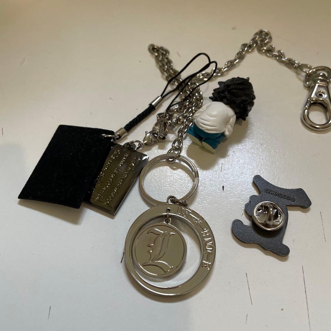 デスノート L キーホルダー ストラップ ピンズ チェーン まとめ